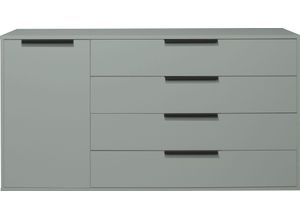 Highboard MÄUSBACHER "Bonnie TOPSELLER", grün (pine grün matt lack), B:168cm H:87cm T:45cm, Sideboards