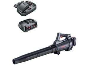 Akku-Laubbläser AL-KO "HOME AND GARDEN COMPATIBLE LB 1860", grau (anthrazit), Kunststoff, Laubsauger, inkl. Akku und Ladegerät