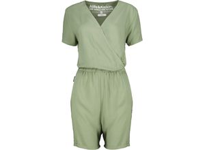 Jumpsuit ALIFE & KICKIN "Damen HellaAK A", Damen, Gr. M, Normalgrößen, braun (dust), 95% Viskose 5% Elasthan, Overalls