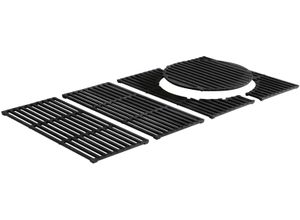 Grillrost ENDERS "SWITCH GRID", schwarz, B:43cm H:2cm L:74cm, Gusseisen, Grillroste, für Gasgrill Boston 4 Turbo