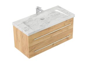 Badmöbel Marmor Carrara White YAMO