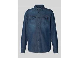 Regular Fit Jeanshemd mit Brusttaschen