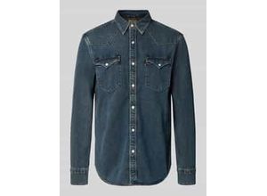 Regular Fit Jeanshemd mit Brusttaschen