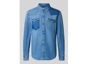 Regular Fit Jeanshemd mit Brusttaschen