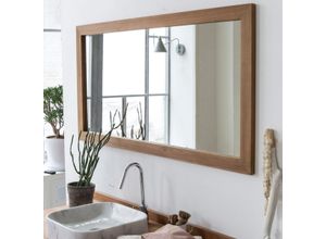 Spiegel Wandspiegel Badspiegel aus Teak Massiv Holzrahmen Bad neu Tikamoon