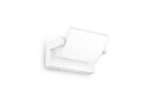 Ideal Lux LED-Außenwandleuchte Swipe, weiß, IP54, 3.000 K