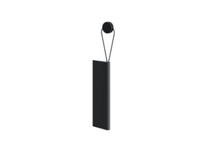 Keuco Duschabzieher Edition 400 schwarz (RAL 9011), mit Wandhalterung (04959370000)