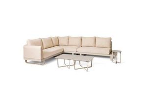 BEST Loungegruppe Fellow sand Metall, 13-teilig