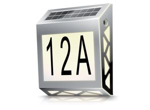 BEARWARE LED Solar Hausnummernleuchte, Wandlicht