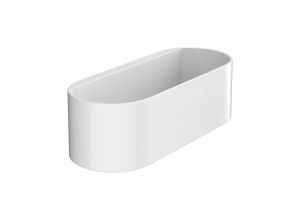 hansgrohe Ablagekorb WallStoris 250x100mm, Höhe 71mm, mattweiß (27912700)