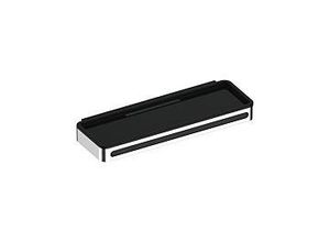 Keuco Plan Duschkorb 14959170038 Aluminium-finish/lichtgrau, mit Glasabzieher