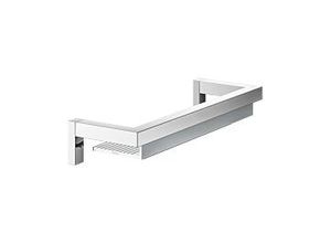 Keuco Edition 90 Square Duschablage 19159010000 mit integriertem Glasabzieher, magnetisch, Aluminium verchromt