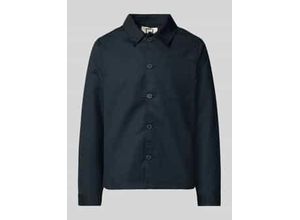 Regular Fit Hemdjacke mit Viskose-Anteil