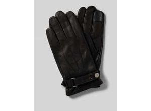 Handschuhe mit Woll-Anteil in Leder-Optik