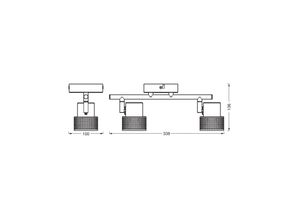 OSRAM Deckenstrahler CORK, schwarz, 2
