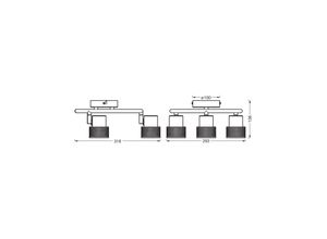 OSRAM Deckenstrahler CORK SPIRAL schwarz