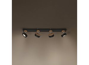 OSRAM LED-Deckenstrahler PLUTO, schwarz, 4