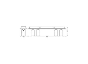 OSRAM Deckenstrahler MERCURY, weiß, 4