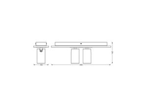 OSRAM Deckenstrahler MERCURY, weiß, 2