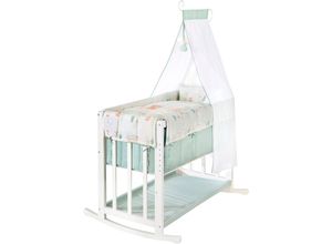 Stubenbett ROBA "4in1, Woodland Buddies", Baby, Gr. Liegefläche B/L: 45cm x 95cm, kein Härtegrad, woddland buddies, Babybetten