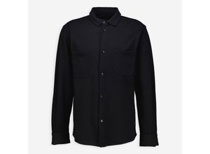 Schwarze gestrickte Hemdjacke