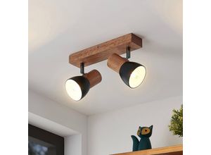 Lindby Tonja Decken-Strahler mit Holz,