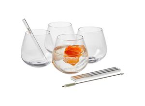 Schott Zwiesel Gläserset After Work Drinks , Klar , Glas , 9-teilig , 587 ml , Grüner Punkt , Essen & Trinken, Gläser, Gläser-Sets
