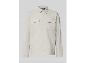 Hemdjacke mit Druckknopfleiste
