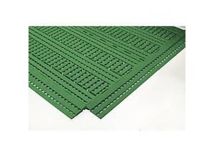 Fußbodenrost Work Deck, L 1200 x B 600 x H 25 mm, grün