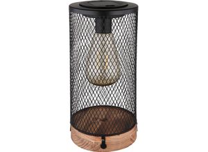 LED Solarleuchte GLOBO LIGHTING "SOLAR", beige (naturfarben), 1 flammig,, Lampen, Solarlampe für Garten, Toller Lichteffekt, Terrasse, Balkontisch