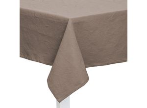 Tischdecke JUNO taupe