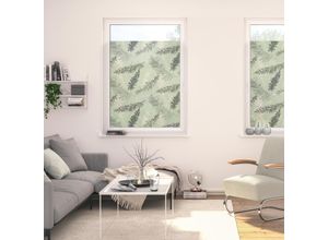 Fensterfolie LICHTBLICK ORIGINAL "Fensterfolie selbstklebend, Sichtschutz, Fir Branches - Grün", grün, B:100cm L:100cm, Polyvinylchlorid (PVC), Fensterfolien
