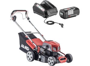 Akkurasenmäher AL-KO "42.9 Li SP SET", schwarz, Rasenmäher, mit Radantrieb, Akku und Ladegerät