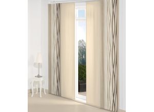 Schiebegardine WIRTH "Brooklyn" Gr. 1, grün, B:60cm H:145cm, Polyester, Gardinen, Inkl. Montagezubehör