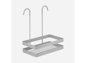 Grauer Nexio Duschkorb 30x25,5cm