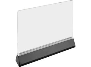 LED Solarleuchte HEITRONIC "SLATE", schwarz, B:30cm H:100cm T:6cm, Leuchten, Solar-Spießleuchte, Solar-Dekoleuchte