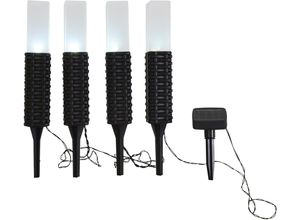 LED Solarleuchte NÄVE "Merle", schwarz, B:5,5cm H:43cm L:5,5cm, Leuchten, Solar