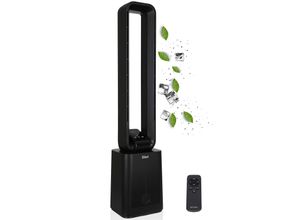 Zilan Turmventilator m. Fernbedienung 12 Stufen Timer LED-Display schwarz