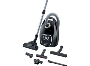 SIEMENS Bodenstaubsauger "Z7.0 VSZ7X500, ideal für Allergiker, Hygiene-Filter, extrem leise", schwarz, B:32cm H:27,5cm T:48cm, Bodenstaubsauger, Bodendüse für Parkett, Teppich, Fliesen, 15m Aktionsradius, schwarz
