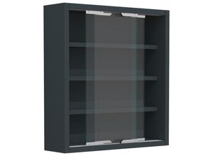 Mid.you Hängevitrine, Anthrazit, Holzwerkstoff, 3
