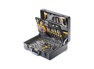 Werkzeugkoffer BASIC, mit 211 Teilen, schwarz, gelb kaiserkraft