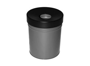 Abfallbehälter, selbstlöschend, Volumen 60 l, HxØ 630 x 392 mm, graphit kaiserkraft