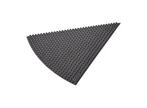 NOTRAX Bodenfliese, Naturgummi genoppt, 45°,