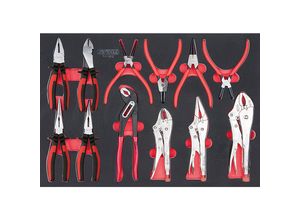 KS Tools SCS Zangen-Satz, 12 Teile, Einlage ganze Schubfläche
