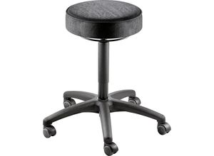 Arbeitshocker, mit Rollen, Sitz, Kunstleder kaiserkraft