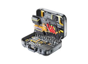 Werkzeugkoffer Premium, mit 218 Teilen, schwarz, gelb kaiserkraft