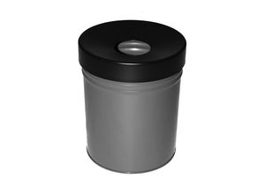Abfallbehälter, selbstlöschend, Volumen 30 l, HxØ 415 x 344 mm, graphit kaiserkraft