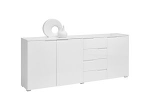 Carryhome Sideboard Spice , Weiß,
