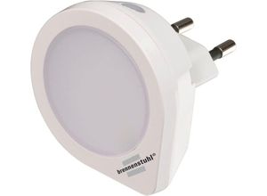 LED Nachtlicht BRENNENSTUHL "NL 01 QD", weiß (weiß, transparent), B:5,4cm H:5,4cm L:5,93cm, Leuchten, mit Dämmerungssensor