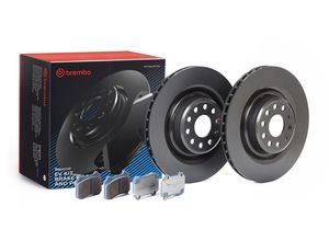 BREMBO Bremsensatz, Scheibenbremse hinten rechts